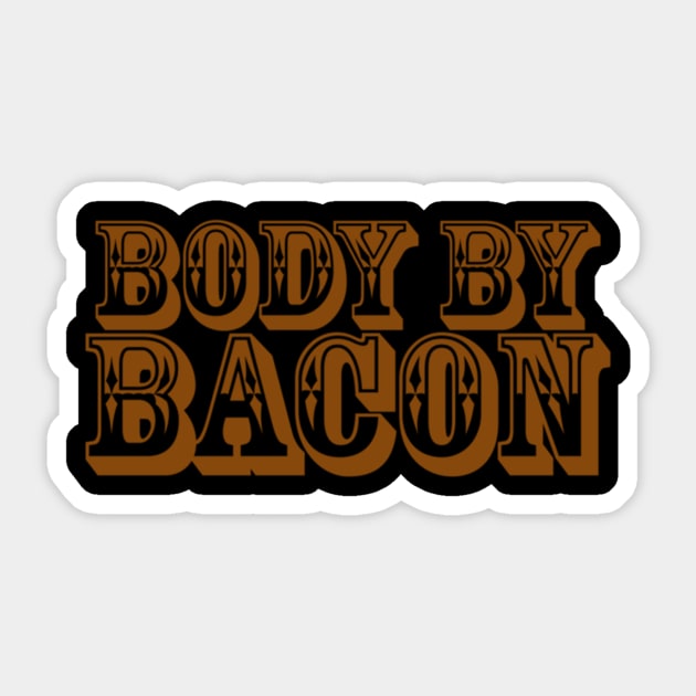 Body, By Bacon Sticker by Noerhalimah